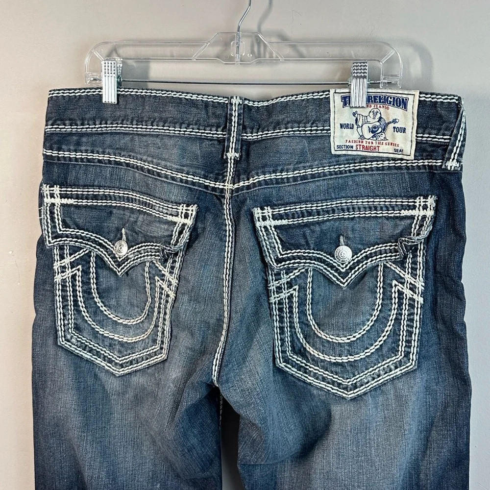 True Religion Mega T Straight W/Flap Pockets 2013 Size 36